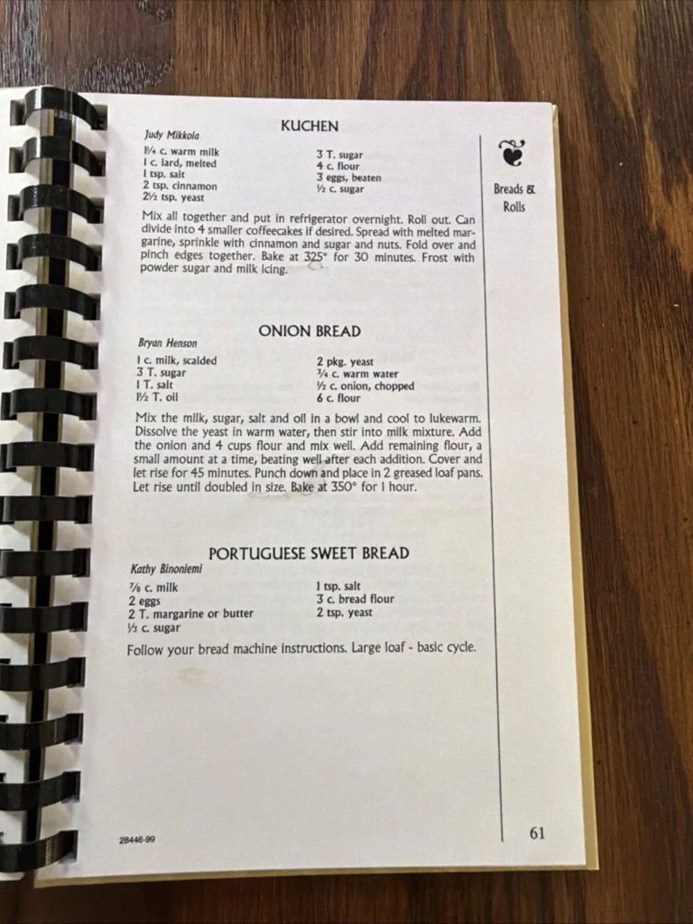 First‎ Lutheran Church Centennial Cookbook Dollar Bay, Michigan 1999 Spiral